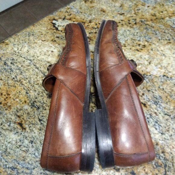 Johnston & Murphy Brown Leather Tassel Loafers 020-2394 Dress Shoes Men\'s Sz 11M main image 9